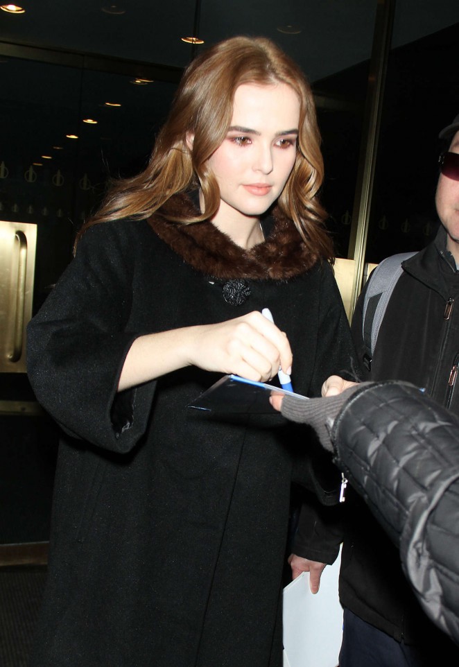 Zoey Deutch at NBC'S Today Show Promoting Grease Live in New York