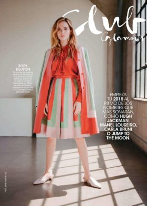 Zoey Deutch - Glamour Spain Magazine (January 2018)
