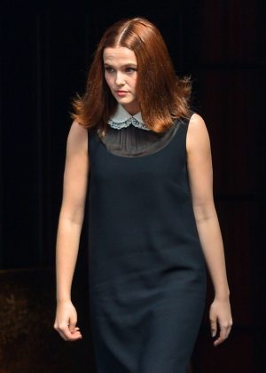 Zoey Deutch in Black Dress - Leaves The Bowery Hotel in NYC
