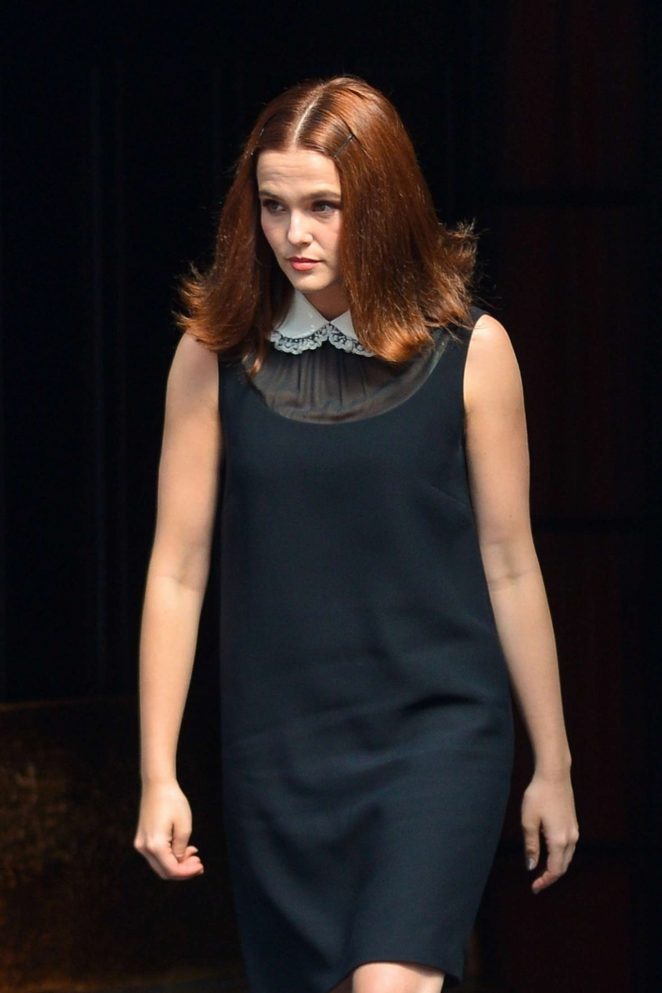 Zoey Deutch in Black Dress - Leaves The Bowery Hotel in NYC