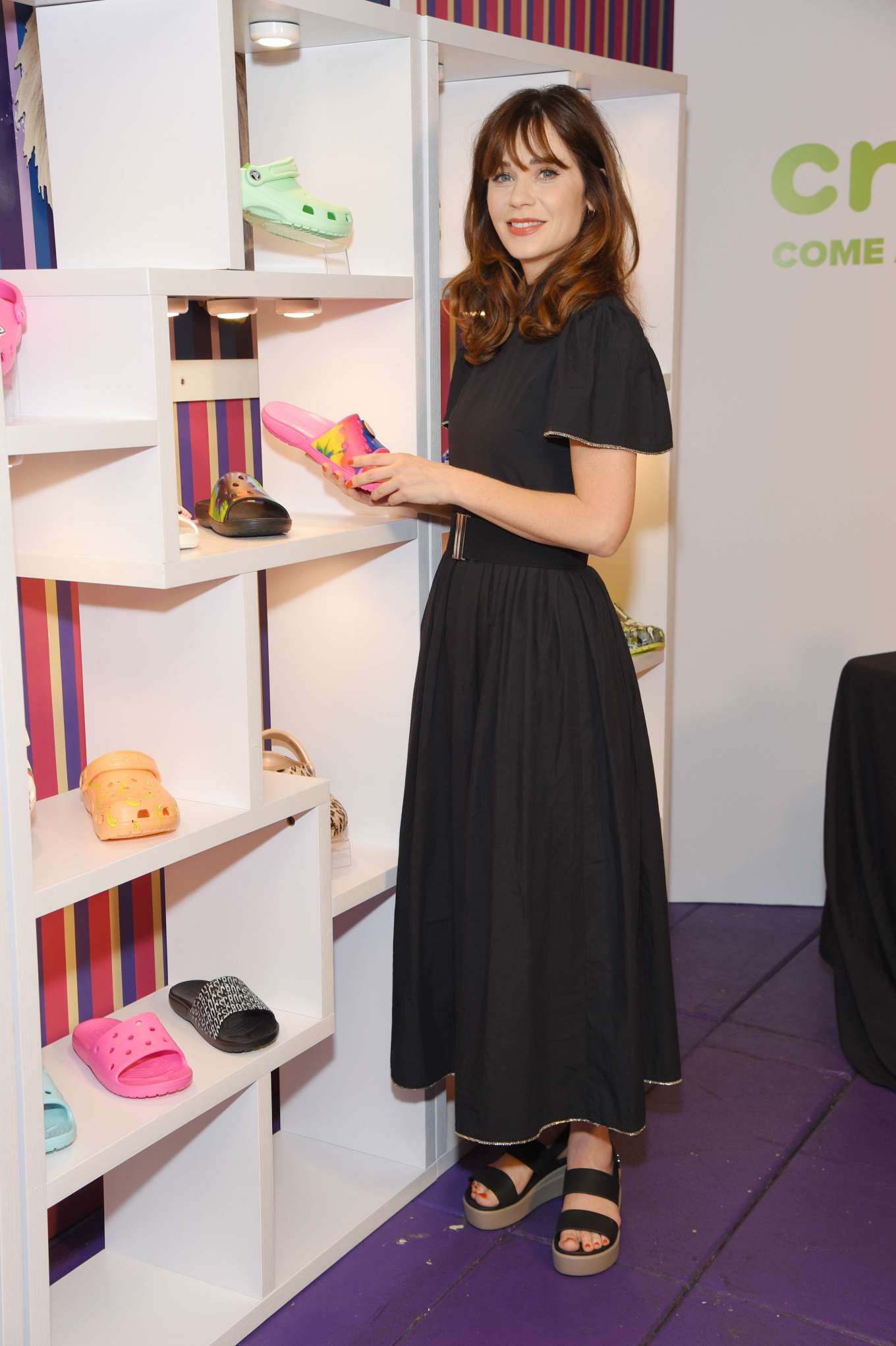 Zooey Deschanel - Exclusive Preview of Crocs SS 2020 Collection-05 ...