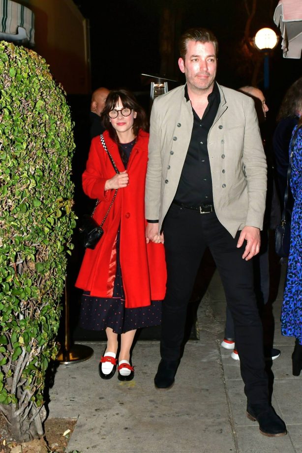 Zooey Deschanel - With Jonathan Scott seen at Delilah in West Hollywood
